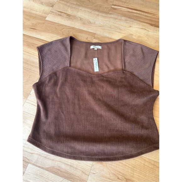 Madewell brown top - Picture 2 of 4